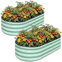 SnugNiture Raised Garden Bed Outdoor 4x2x1ft, 2 Pack