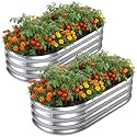 SnugNiture Raised Garden Bed Outdoor 4x2x1ft, 2 Pack