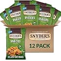 Snyder's of Hanover Pretzel Pieces, Jalapeno, 11.25 Oz (Pack of 12)