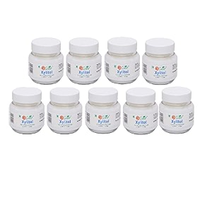 so sweet 100 suagr free natural xylitol powder sweetener 200gm-pack of 9
