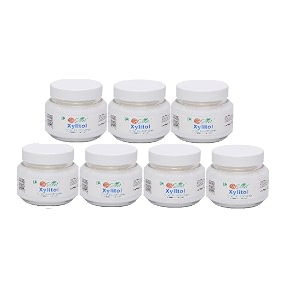 so sweet 100 sugar free natural xylitol powder sweetener 200gm-pack of 7
