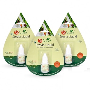 so sweet stevia liquid - sugar-free natural zero-calorie sweetener 300 drops pack of 3 perfect for sweetening drinks baking and cooking diabetic amp keto friendly convenient and easy to use
