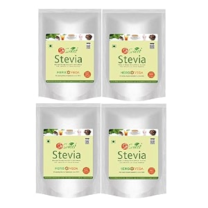so sweet stevia sugar free natural low calories sweetener 100 natural 400gm  diebetic friendly-pack of 4