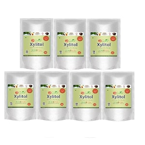 so sweet xylitol 250 gm 100 natural sweetener - sugarfree pack of 07