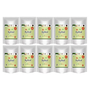 so sweet xylitol 250 gm 100 natural sweetener - sugarfree pack of 10