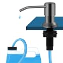 Soap Dispenser for Kitchen Sink, Kichen Sink SoapDispenser, 47" Extension Tube kit, Under Sink SoapDispenser Pump, No Need More Refills, Good Suction Power, Gray