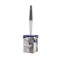 Soap Dispenser Toilet Brush — Leakproof, Refillable Built-in Soap Dispenser, Ventilated Holder, No-Drip Design