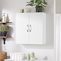 SoBuy Multifunctional Wall Mount Storage Cabinet, Wall Size, White