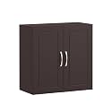 SoBuy Wall Cabinet, Bathroom Storage, 23.6 x 11.8 x 23.6 in, MDF, Brown