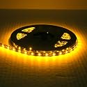 SOCAL-LED LIGHTING 5M 16.4ft Yellow Flexible LED Strip High Power Bright 300 SMD 5050 with Double Side Tape, IP65 Waterproof, Cuttable, Black PCB