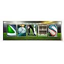 SOCCER Custom Photo Name Art | Premium Unframed Poster | 30”x10"