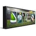 Soccer Futbol Name Art - Personalized Gift (9.5"x26" Block Mount)