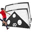 Soccer Goals for Backyard, 6x4 / 9x5 FT Soccer Net with Target Gate