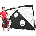 Soccer Goals for Backyard, 6x4 / 9x5 FT Soccer Net with Target Gate