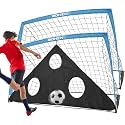 Soccer Goals for Backyard, 6x4 / 9x5 FT Soccer Net with Target Gate