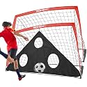 Soccer Goals for Backyard, 6x4 / 9x5 FT Soccer Net with Target Gate