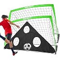 Soccer Goals for Backyard, 6x4 / 9x5 FT Soccer Net with Target Gate