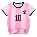 Soccer Jersey Kids Boys Argentina Jersey Shirt Soccer Boys Tshirts Round Neck Short Sleeve Top