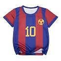 Soccer Jersey Kids Boys Argentina Jersey Shirt Soccer Boys Tshirts Round Neck Short Sleeve Top