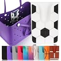 Soccer Phone Holder for Bogg Bag and Simple Modern Bag - Made of Silicone and Fits All Phone Sizes