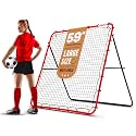 Soccer Rebounder Rebound Net, Kick-Back | Football Training Gifts, Aids & Equipment for Kids Teens & All Ages, Perfect Storage