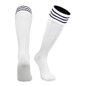 Soccer Socks With Fold Down Top - European Style for Adults - Men and Women