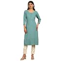 Soch Women39s Rayon Straight Fit Straight Kurta