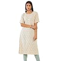 Soch Women Rayon Regular Fit Floral Kurta