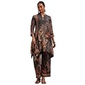 Soch Womens Crepe Botanical Print Co-Ord Set