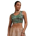 Soch Womens Georgette Floral Print Padded Blouse