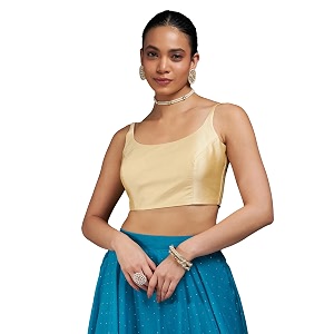 soch womens taffeta solid sleeveless padded blouse