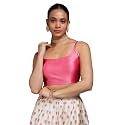 Soch Womens Taffeta Solid Sleeveless Padded Blouse