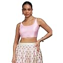 Soch Womens Taffeta Solid Sleeveless Padded Blouse