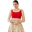 Soch Womens Taffeta Solid Sleeveless Padded Blouse