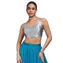 Soch Womens Taffeta Solid Sleeveless Padded Blouse