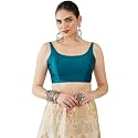 Soch Womens Taffeta Solid Sleeveless Padded Blouse