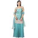 Soch Womens Tissue Embroidered Suit Set With