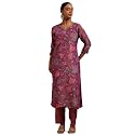 Soch Womens Tissue Floral Print Kurta Set