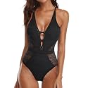 SOCIALA Women39s Crochet One Piece Swimsuits V