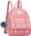 Socialite Small 20 L Laptop Backpack Stylish Printed Purse For Women (Pink)