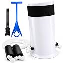 Sock Aids for Putting On Socks, No Bending Flexible Sock Aid Device with Shoe Horn Long-Handle Back Scratcher for Seniors/Disabled, Easy On and Off Sock Helpers (Basic)