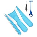 Sock Aids for Putting On Socks with Shoe Horn and Button Hook