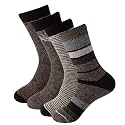 Sock Amazing Stylish Men‘s 4 Pairs Thermal Socks for Winter Extreme Cold Weather Thick Crew Boot Socks