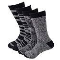 Sock Amazing Stylish Men‘s 4 Pairs Thermal Socks for Winter Extreme Cold Weather Thick Crew Boot Socks