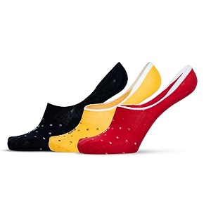 the sock street no show loafer socks for men 3 pair dotted invisible socks for men soft breathable odour free compact and premium mens socks perfect for daily amp casual wear - multicolour combo pack