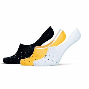 the sock street no show loafer socks for men 3 pair dotted invisible socks for men soft breathable odour free compact and premium mens socks perfect for daily amp casual wear - multicolour combo pack