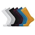 The Sock Street Bamboo Crew Socks for Men Combo | Full Calf Length Ultra Premium Bamboo | Odour-Free, Breathable &amp; Durable &amp; Anti-bacterial | 3X Softer than Cotton Socks