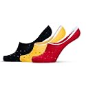 The Sock Street No Show Loafer Socks for Men, 3 Pair Dotted Invisible Socks for Men, Soft Breathable Odour Free Compact and Premium Mens Socks Perfect for Daily &amp; Casual Wear - Multicolour Combo Pack