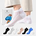 Sockscarving Ankle Socks for Men - No Show Socks, 6 Pairs