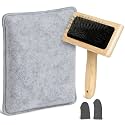 SOCNITC Needle Felting Tools Kit with7.09"× 5.91"Felting Mat and Wool Brush